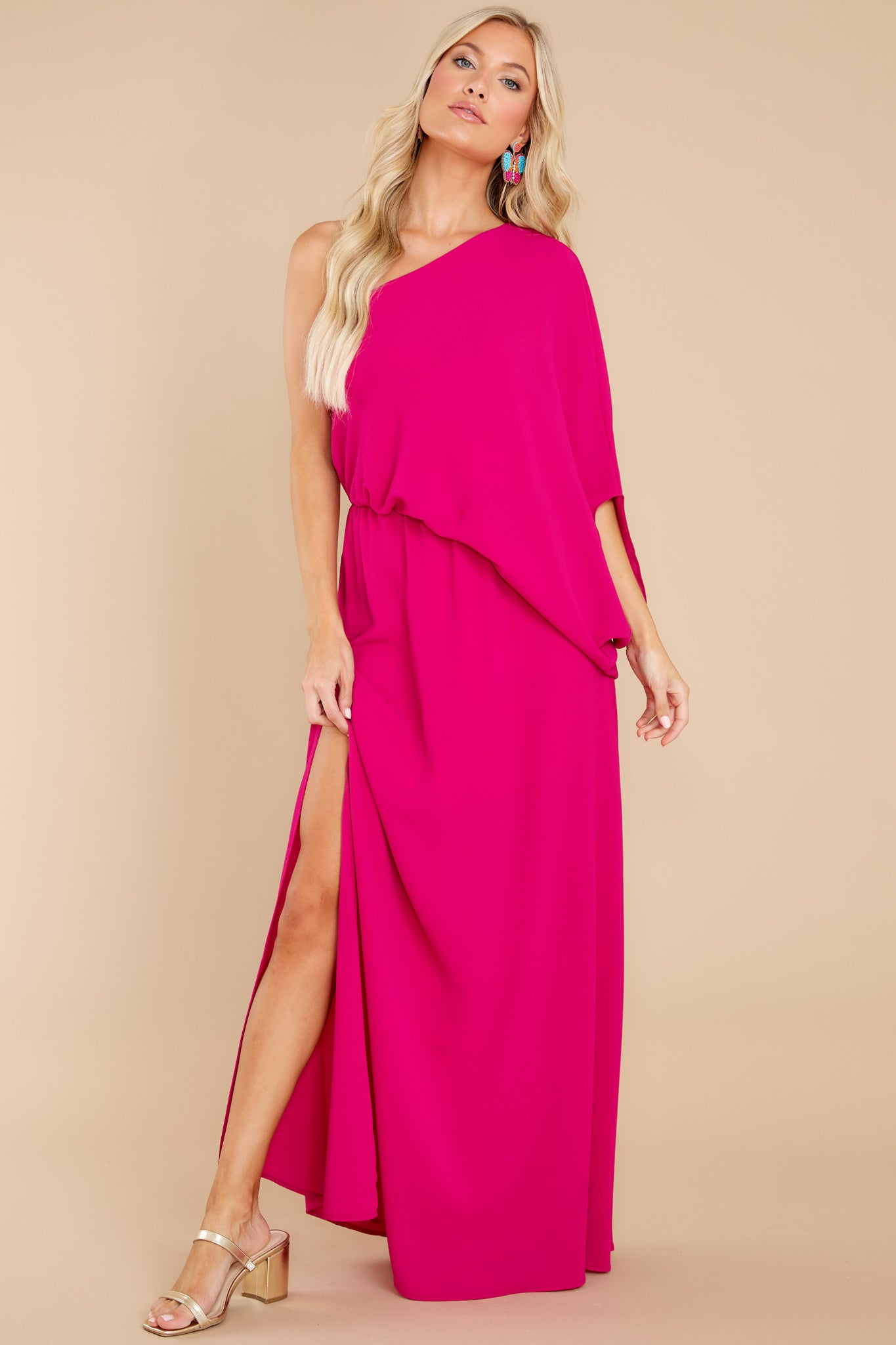  thdmladies Get Obsessed Fuchsia Maxi Dress thedmladies