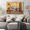 Sewing Woman-14CT Stamped Cross Stitch 50*40cm tapestrymarket
