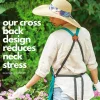 💖Mother's Day Hot Sale 49%OFF🌺Cross Back Gardening Apron With Deep Kangaroo Release Pockets