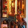 Love Island---DIY Dollhouse with Sensor Light 3D Wooden Puzzle Book Nook Unique Gift for Lover