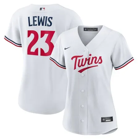 Women's Minnesota Twins #23 Royce Lewis  White Home Replica Jersey