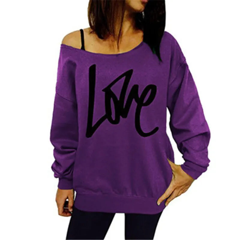 Plus size 5 XL love Women hoodies sweatershirt 2021 O Neck Fashion Couple streetwear Casual Trend Tops