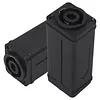 Professional Audio Connector 3PIN XLR Male To 3PIN XLR Speaker Coupler Connector Compatible for Neutrik NL4MP NL4MPR NL4FC NL4FX