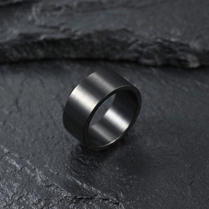 Casual Vintage Style Rock Geometric Titanium Steel Plating Unisex Rings