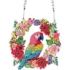2Pcs couronne de perroquet - 5d bricolage artisanat pendentif