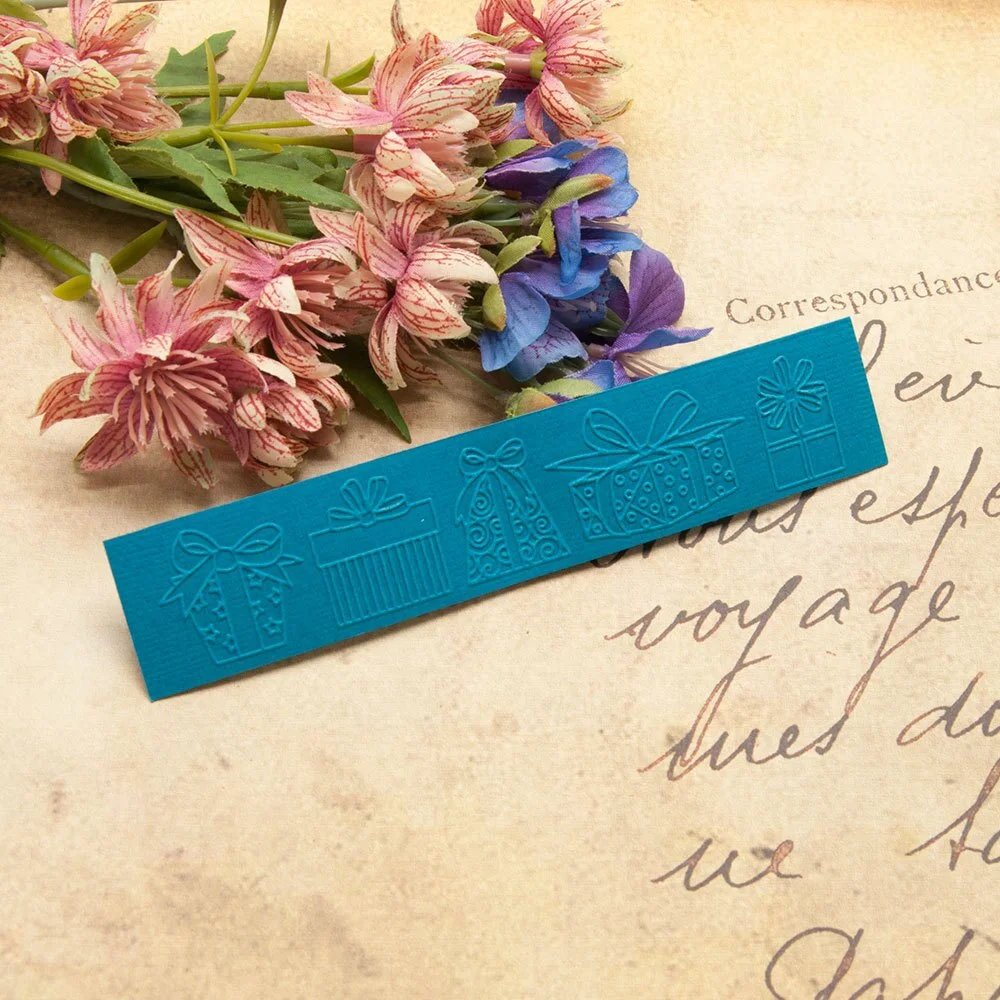 box  Honeycomb geometric Plastic Embossing Folder For Scrapbook DIY Album Card Tool Plastic Template