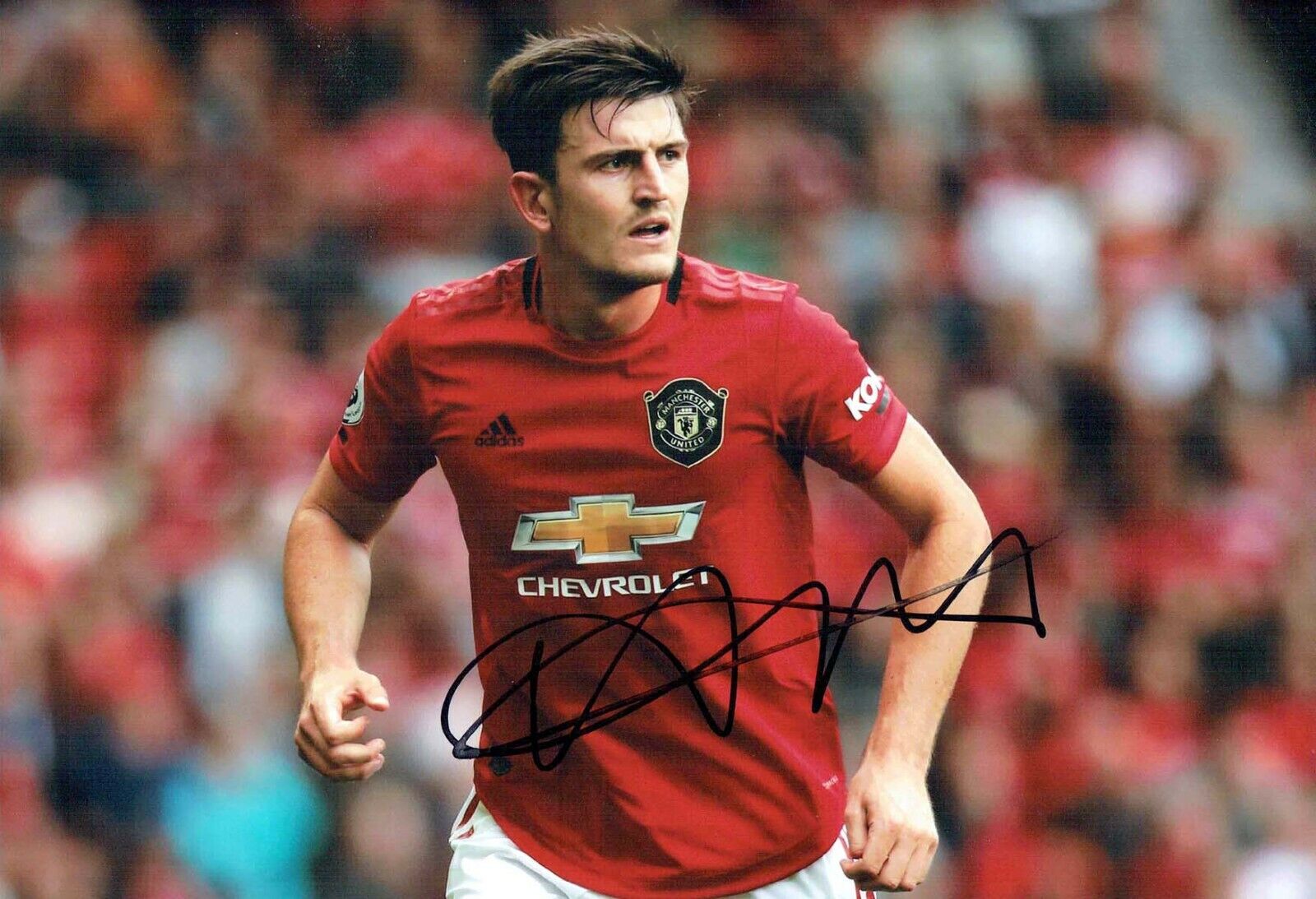 Harry MAGUIRE Signed Autograph 12x8 Photo Poster painting 1 AFTAL RD COA Man Utd Captain