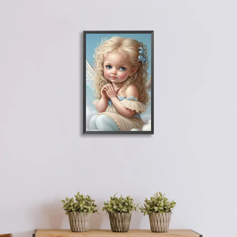 Full Square Diamond Painting 25*35cm - Angel Baby