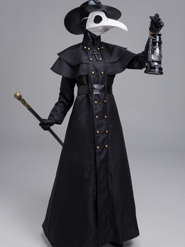 Halloween Doctor Crow Costume Cosplay Six-piece Sets