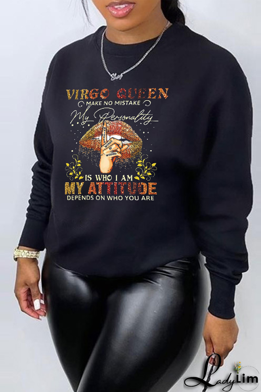 White Fashion Street Print Patchwork Letter O Neck Tops