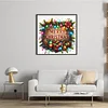 Christmas Wooden Sign-11CT Stamped Cross Stitch 50*50cm/19.69*19.69in tapestrymarket