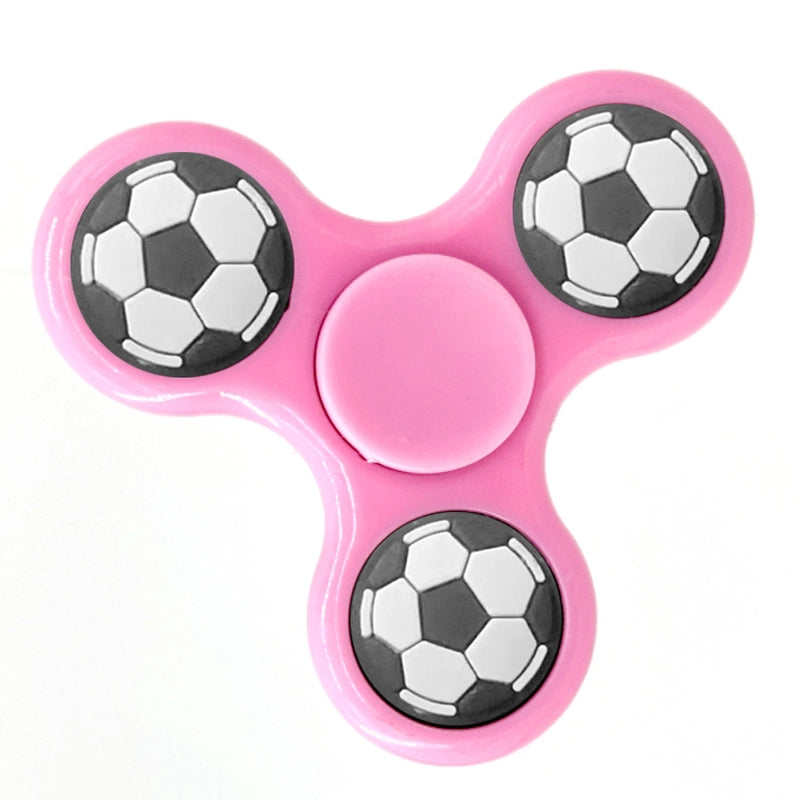 Fashion Solid Color Three-leaf Bracket Fingertip Gyro Toy