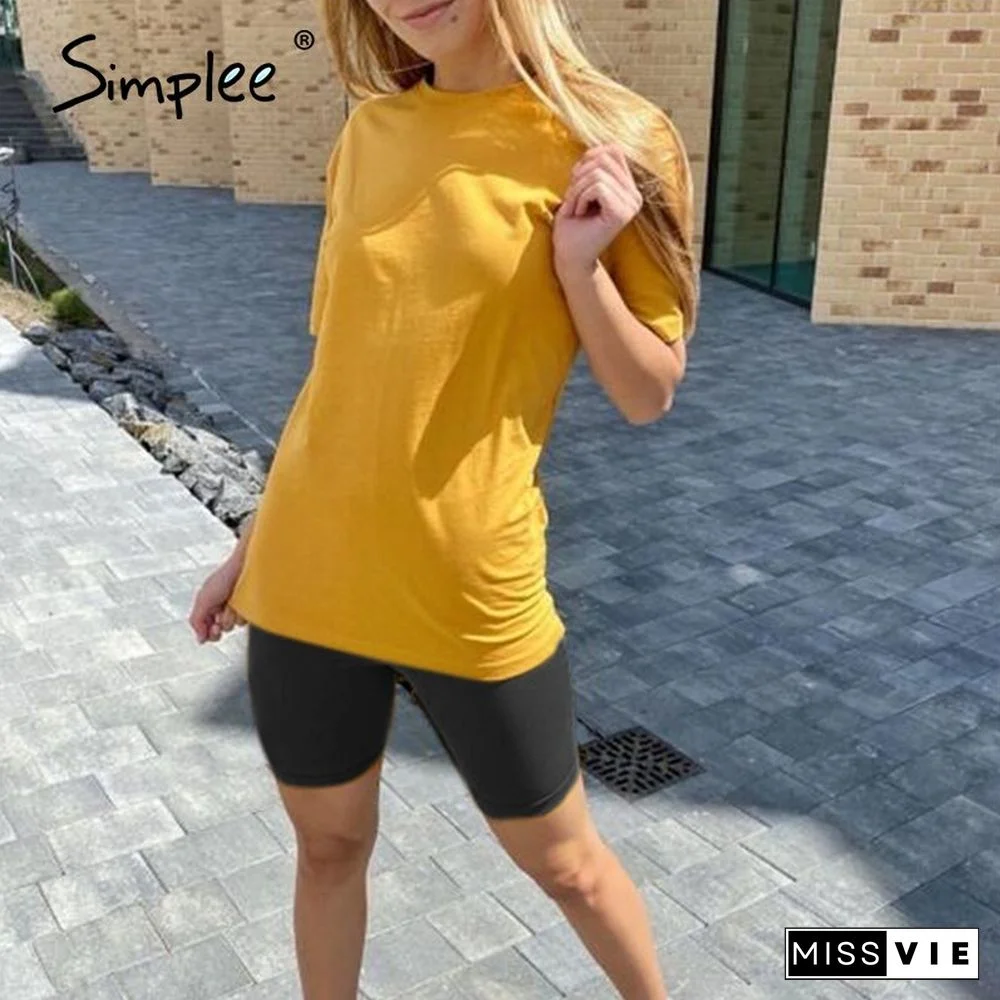 Casual Solid Outfits Women'S Two Piece Suit With Belt Home Loose Sports Tracksuits Fashion Bicycle Summer Hot Suit