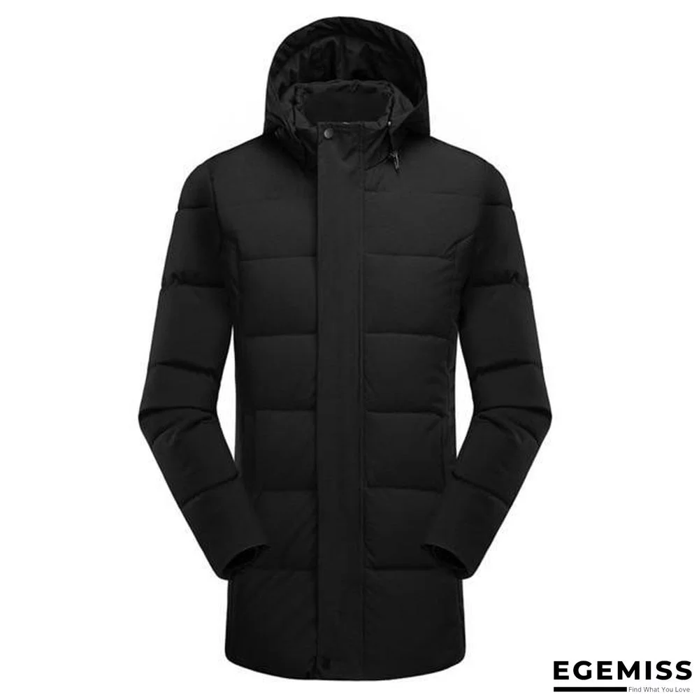8XL Men Long Casual Hooded Thick Warm Jacket Parkas Coat Fashion Hat WaterProof Overcoats Men Plus Size | EGEMISS