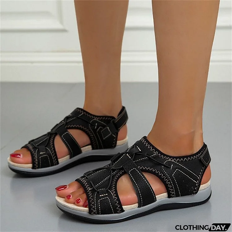 Cozy Open Toe Women's Sports Velcro Sandals for Summer