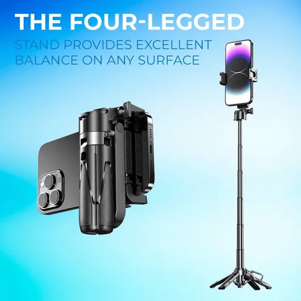 Hot Sale🔥4-in-1 Multifunctional 360&deg; Rotating Selfie Stick