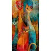 Cat-14CT Stamped Cross Stitch 40*70cm(Big Size) tapestrymarket