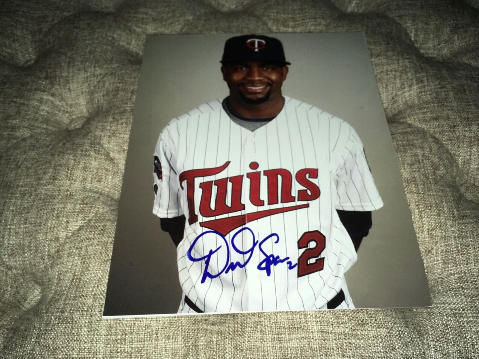 Denard Span Minnesota Twins Signed 8 x 10