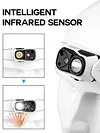 LED Headlamp Rechargeable Sensor Headlight Camping Running Torch (White)