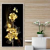 Diamond Painting -DIY Round Drill Golden Flower(85*45 CM)