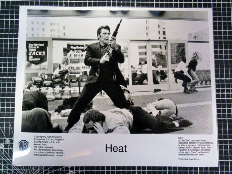 Heat ORIGINAL press Photo Poster painting 8x10 inch Robert De Niro Al Pacino Val Kilmer B