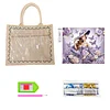DIY Diamond Painting Beauty Linen Waterproof Handbag Shopping Storage Bag Totes Kit