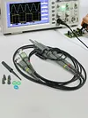 2pcs P6100 100MHz 1X 10X Scope Clip Test Probes BNC Oscilloscope Probe Kit