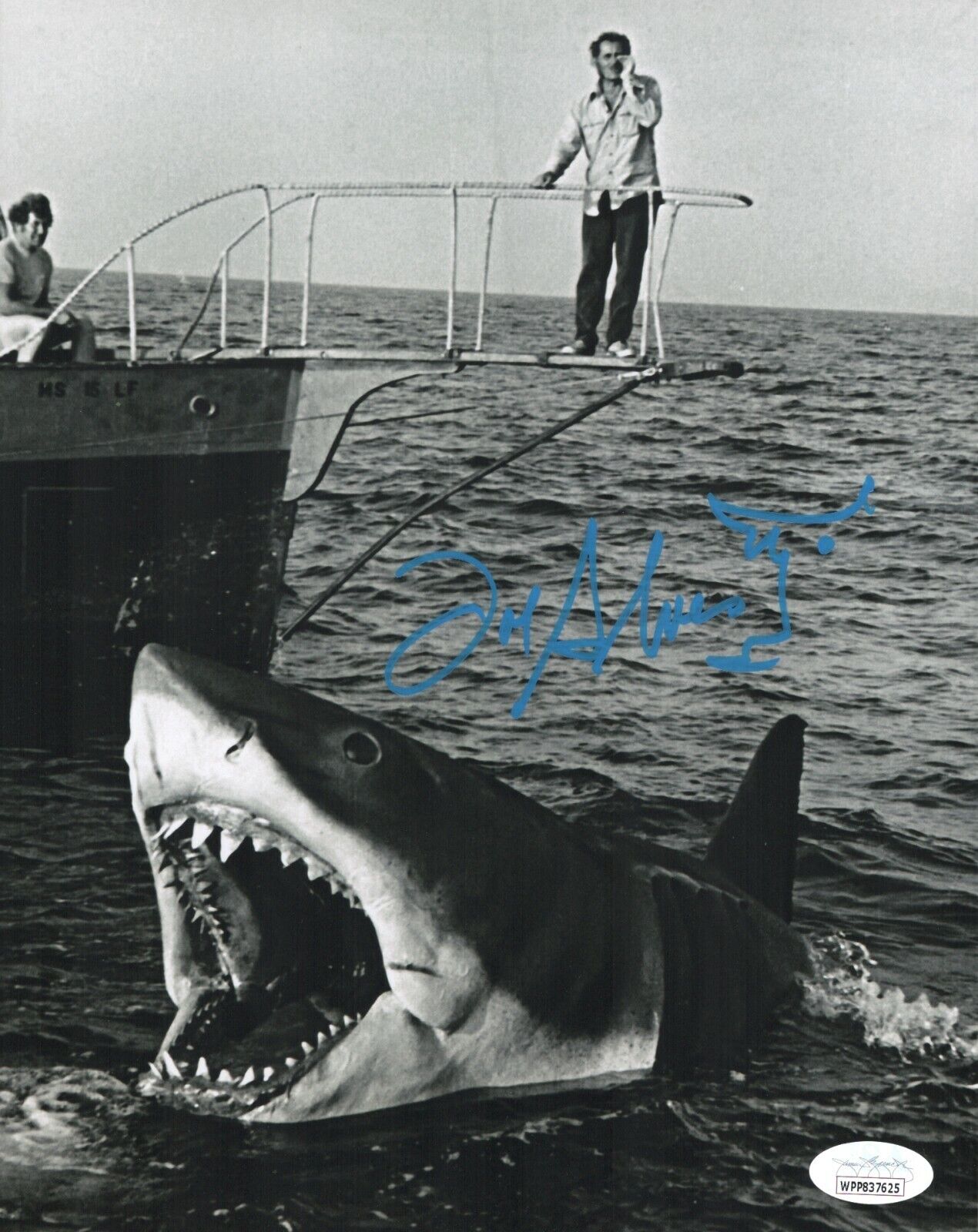 JOE ALVES Signed JAWS SHARK DESIGNER 8x10 Photo Poster painting Autograph JSA COA WPP Cert