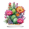 (US Local)Acrylic Special Shape Cactus Diamond Painting Desktop Decors Bedroom Table Decor