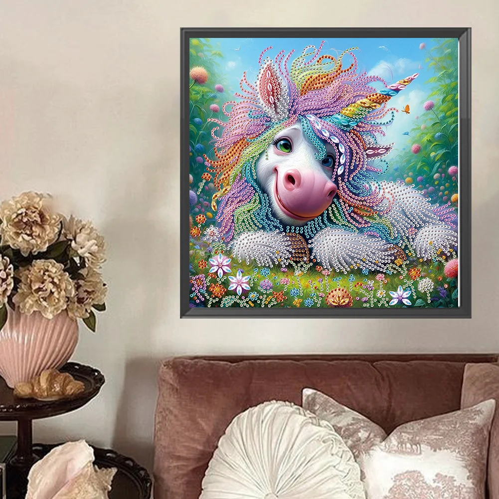 Diamond Painting - Partial Special Shaped Drill - Coffee Flower(Canvas|30*30cm)