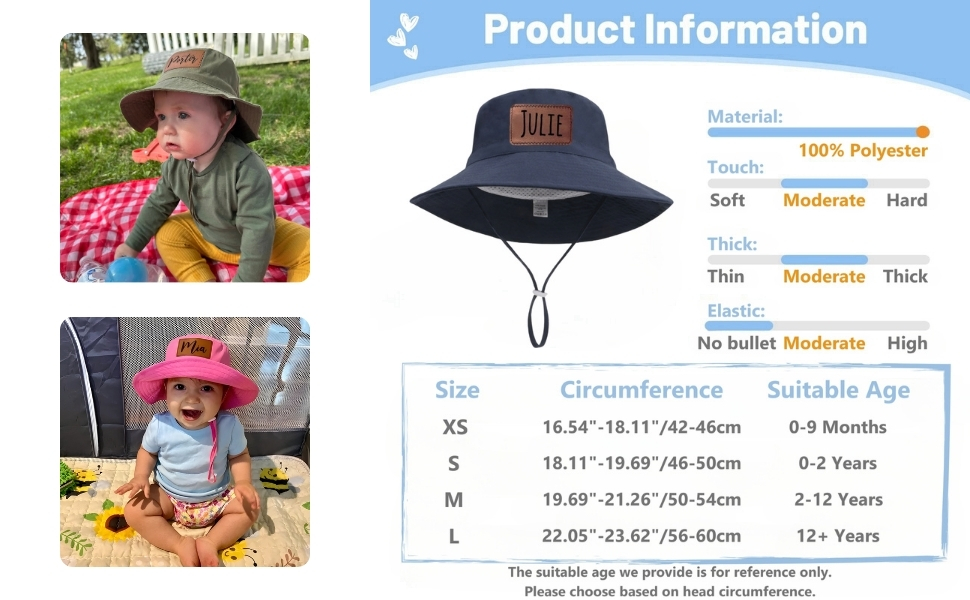 baby bucket hat