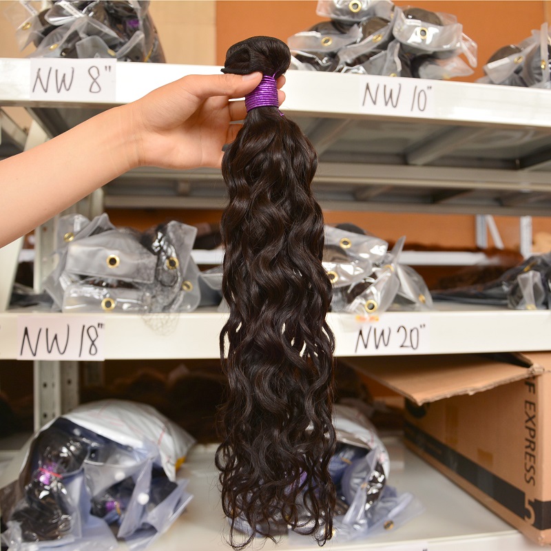 7A human hair bundles