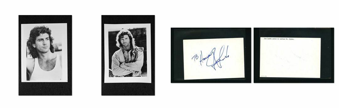 Joe Lando - Signed Autograph and Headshot Photo Poster painting set - Dr. Quinn