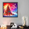 Christmas Tree - Diamond Painting - Partial Special Shaped Drill(Canvas|30*30cm)