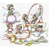 Mouse Makes New Clothes-14CT Stamped Cross Stitch 43*40cm/16.93*15.75in tapestrymarket