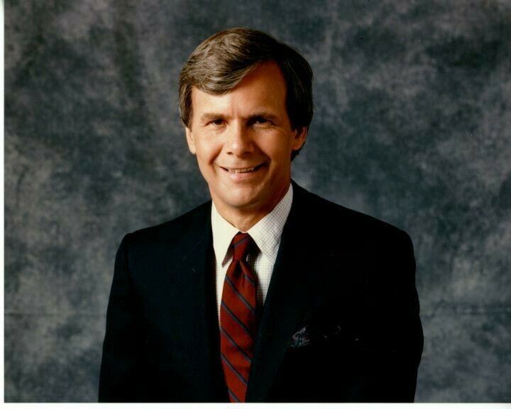 Tom Brokaw Original 8x10 Press Photo Poster painting