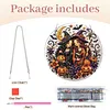 Two Witches 2D Flat DIY Diamond Painting Pendant Single-Sided Rhinestone