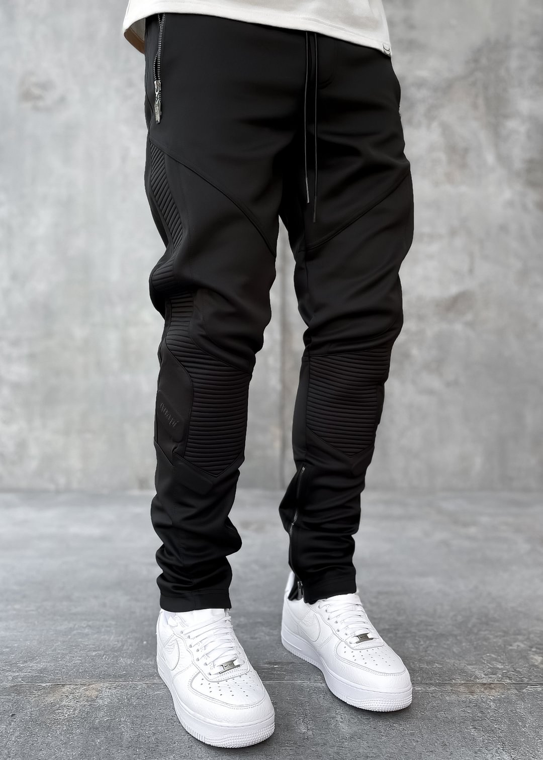 All Black Blood Diamond Biker Track Pant