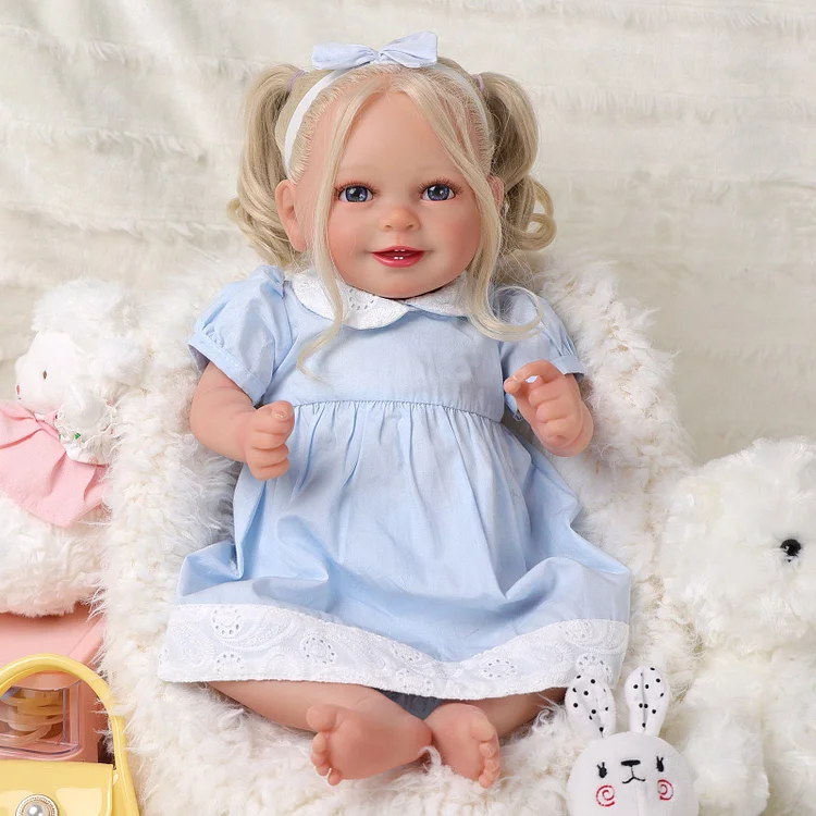 Babeside Stella & Doreen 20'' Realistic Reborn Baby Girl Doll Twins Beautiful Minimalist Dress