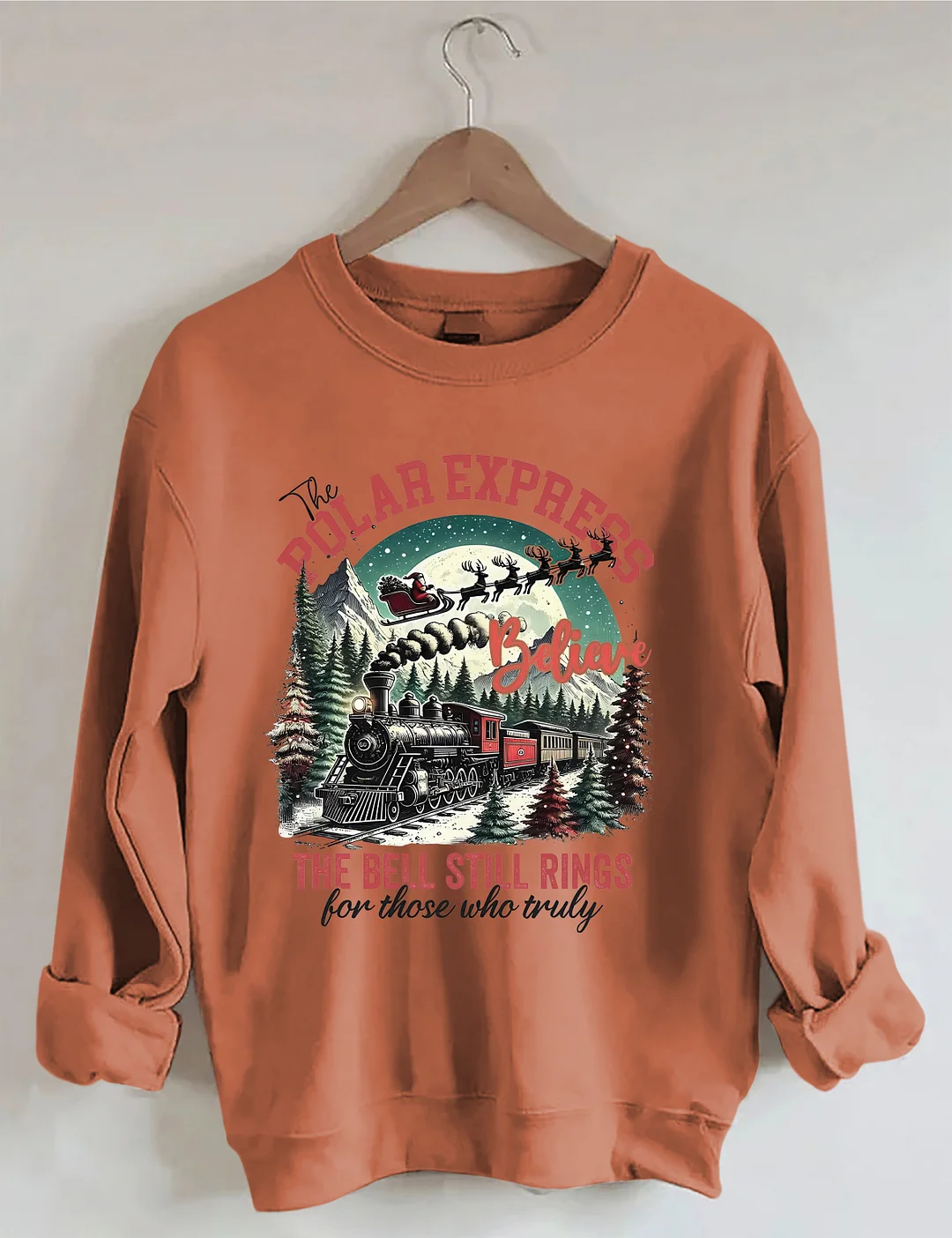 Polar Express Blieve The Bell Still Rings Sweatshirt
