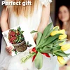 6PCS Diamond Painting Christmas Cake Greeting Cards Congratulations Cards
