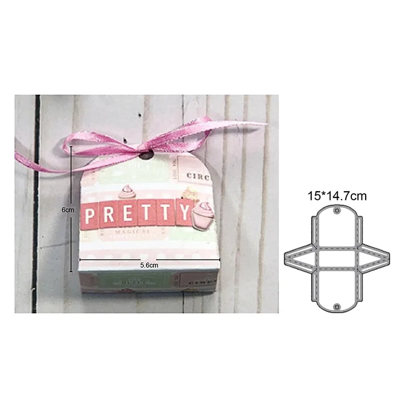 Craft Dies Candy Box Case Frame Cutting Dies Stencils Dies for Diy Scrapbooking Dies Craft Paper Card Making Metal Dies New 2021