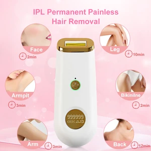 Portable Painless Facial & Body IPL Laser Hair Removal Device