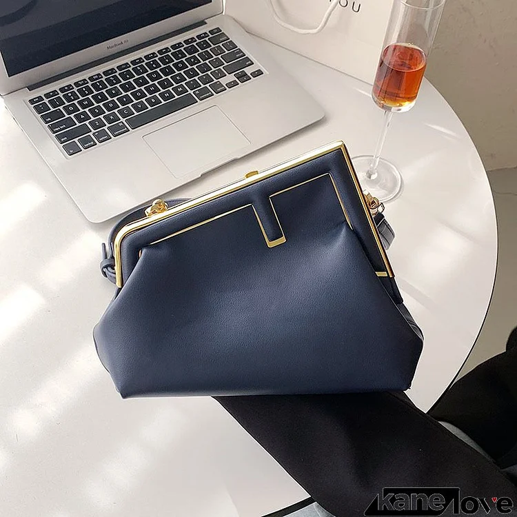 Women Creative Design Solid Color Shoulder Handle Bag