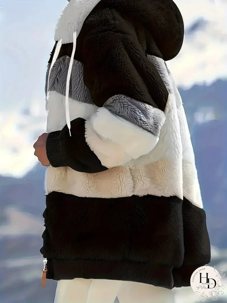 Trendy Tie-Dye Hooded Jacket