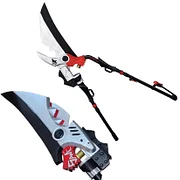 Azuiblc ゼンゼロ エレン・ジョー コスプレ ハサミ 可動式 3つ割り