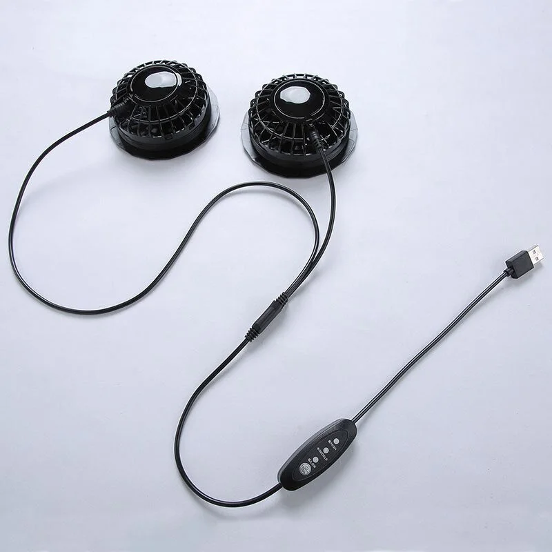 New Cooling Vest Summer Air Conditioning Clothing Fan USB Smart Charging Men Women Sunscreen Skin  Fishing Cooling Vest Jacket