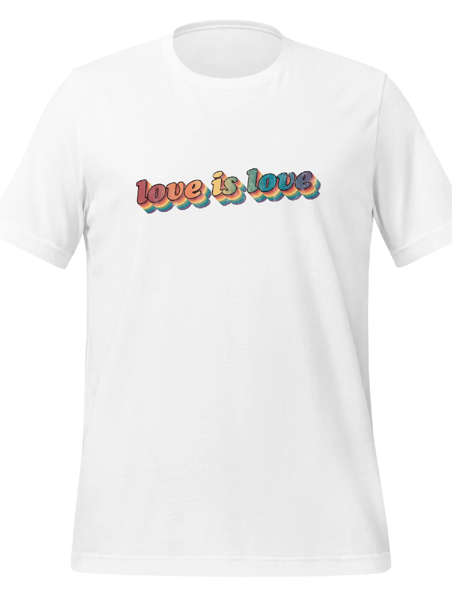 Retro Love is Love Unisex T-Shirt