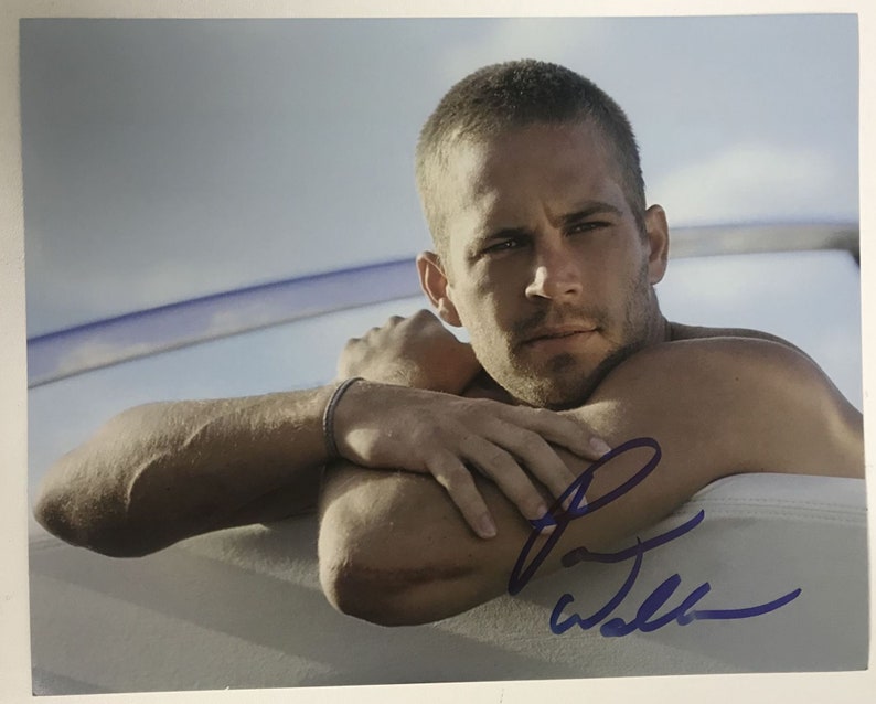 Paul Walker (d. 2013) Signed Autographed The Fast and the Furious