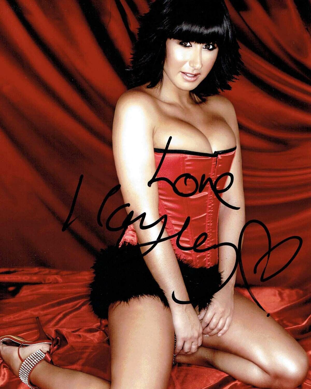 Hayley TAMADDON SIGNED Autograph Glamour Photo Poster painting AFTAL COA Model Delilah Emmerdale